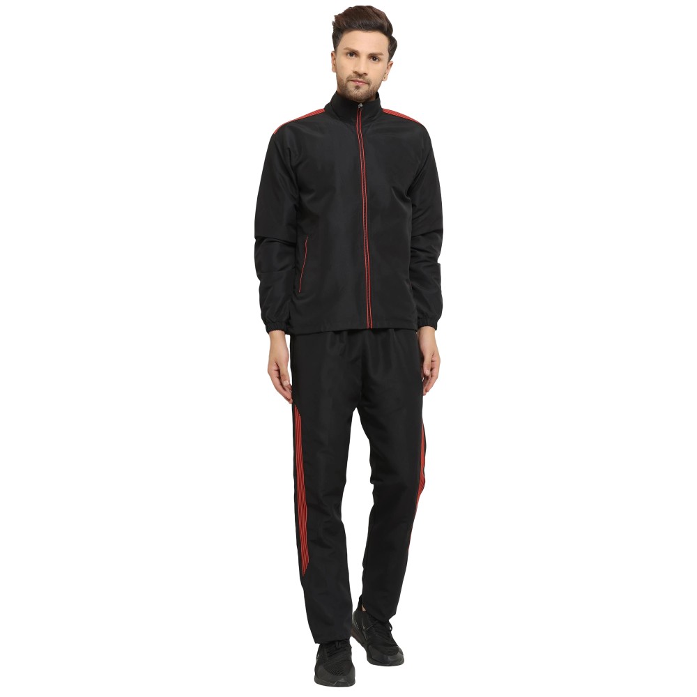 TrackLuxe Men's Tracksuit - 100% Polyester