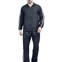 TrackPulse Men's Tracksuit - 100% Polyester