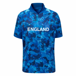 England Blue 2026 Half Sleeves Cricket Fan Jersey - 100% Dryfit Polyester - With Name Personalization