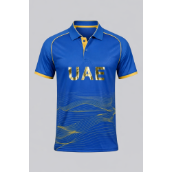 UAE 2026 Half Sleeves Cricket Fan Jersey - 100% Dryfit Polyester - With Name Personalization