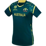 Australia 2026 T20 World Cup Half Sleeves Cricket Fan Jersey - 100% Dryfit Polyester - With Name Personalization Australia 2026 T20 World Cup Half Sleeves Cricket Fan Jersey - 100% Dryfit Polyester - With Name Personalization