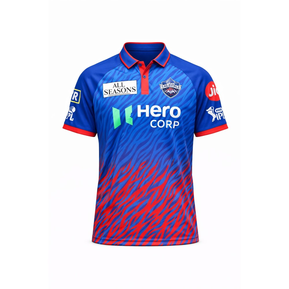 Delhi Capitals New IPL Replica Jersey 2026 (DC 2026 With Name Personalization)
