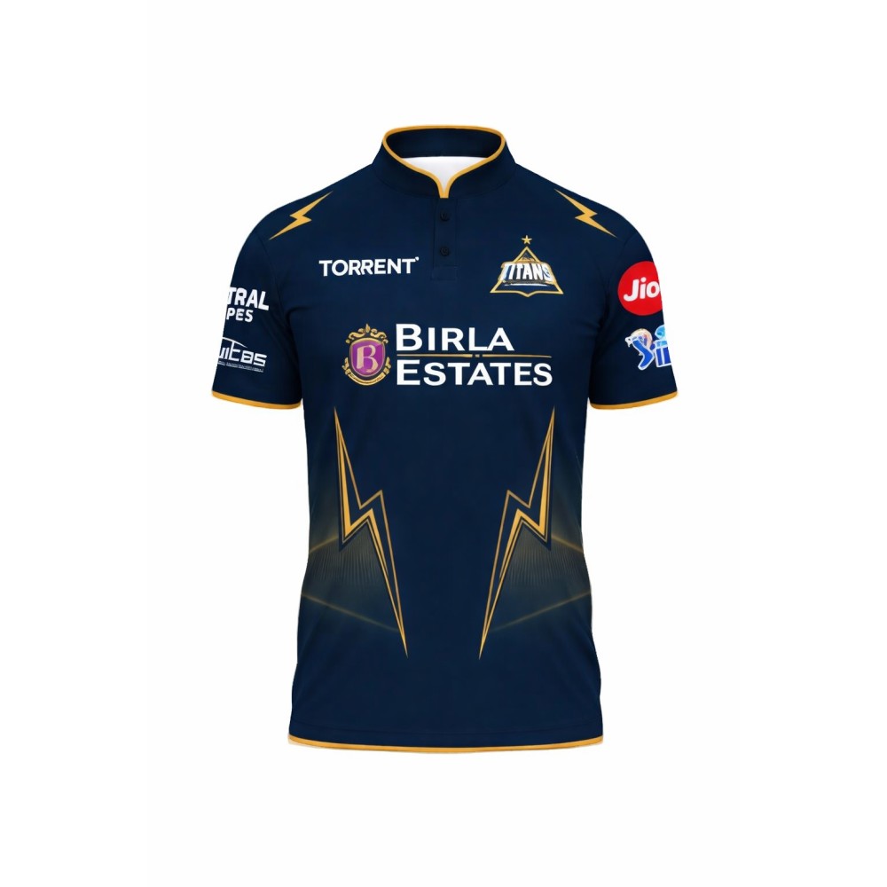 Gujarat Titans IPL Replica Cricket Jersey 2026 (GT 2026 With Name Personalization)