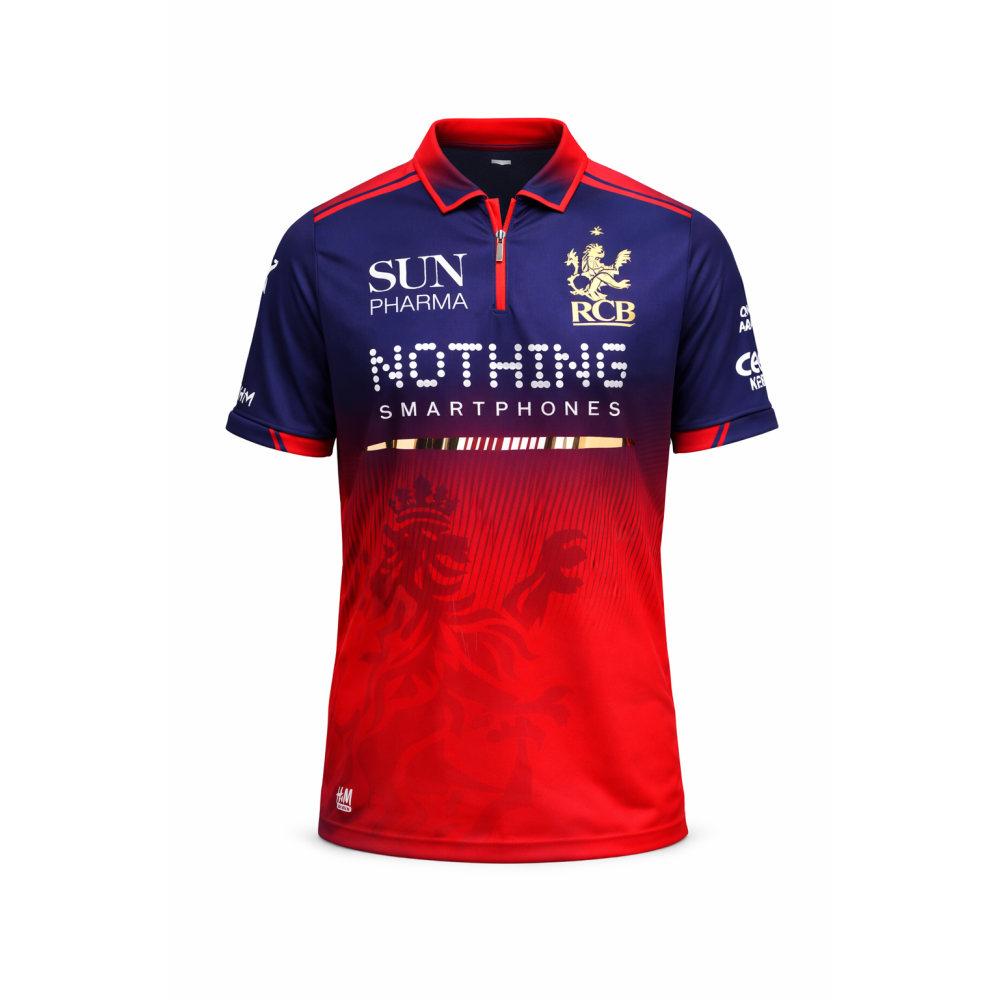 Royal Challengers Bangalore IPL Replica jersey 2026 (RCB 2026 IPL Jersey with Name Personalization)