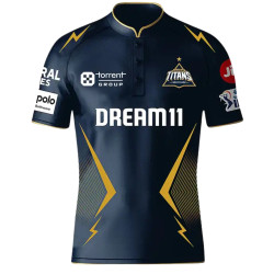 Gujarat Titans IPL Replica Cricket Jersey 2025 (GT 2025 With Name Personalization)