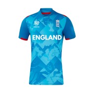 England Blue 24/25 ODI Half Sleeves Cricket Fan Jersey - 100% Dryfit Polyester