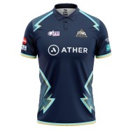 Gujarat Titans IPL Replica Cricket Jersey 2022 (GT 2022 With Name Personalization)