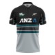 New Zealand Black Grey ODI World Cup 2025 Half Sleeves Cricket Fan Jersey - 100% Dryfit Polyester - With Name Personalisation