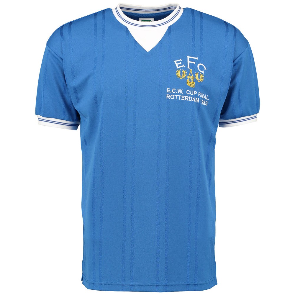 Score Draw Everton 1985 ECWC Final Home Shirt Score Draw Everton 1985 ECWC Final Home Shirt