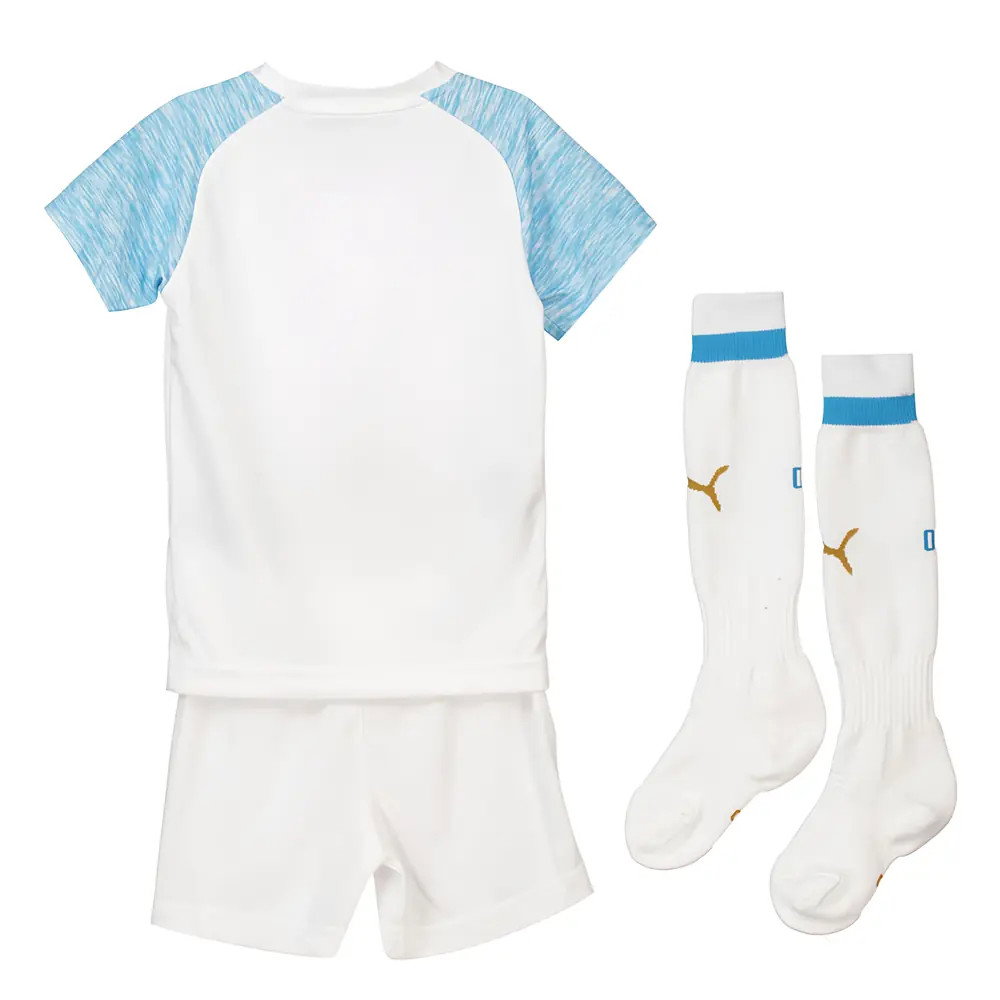 2018-2019 Olympique Marseille Home Little Boys Mini Kit 2018-2019 Olympique Marseille Home Little Boys Mini Kit