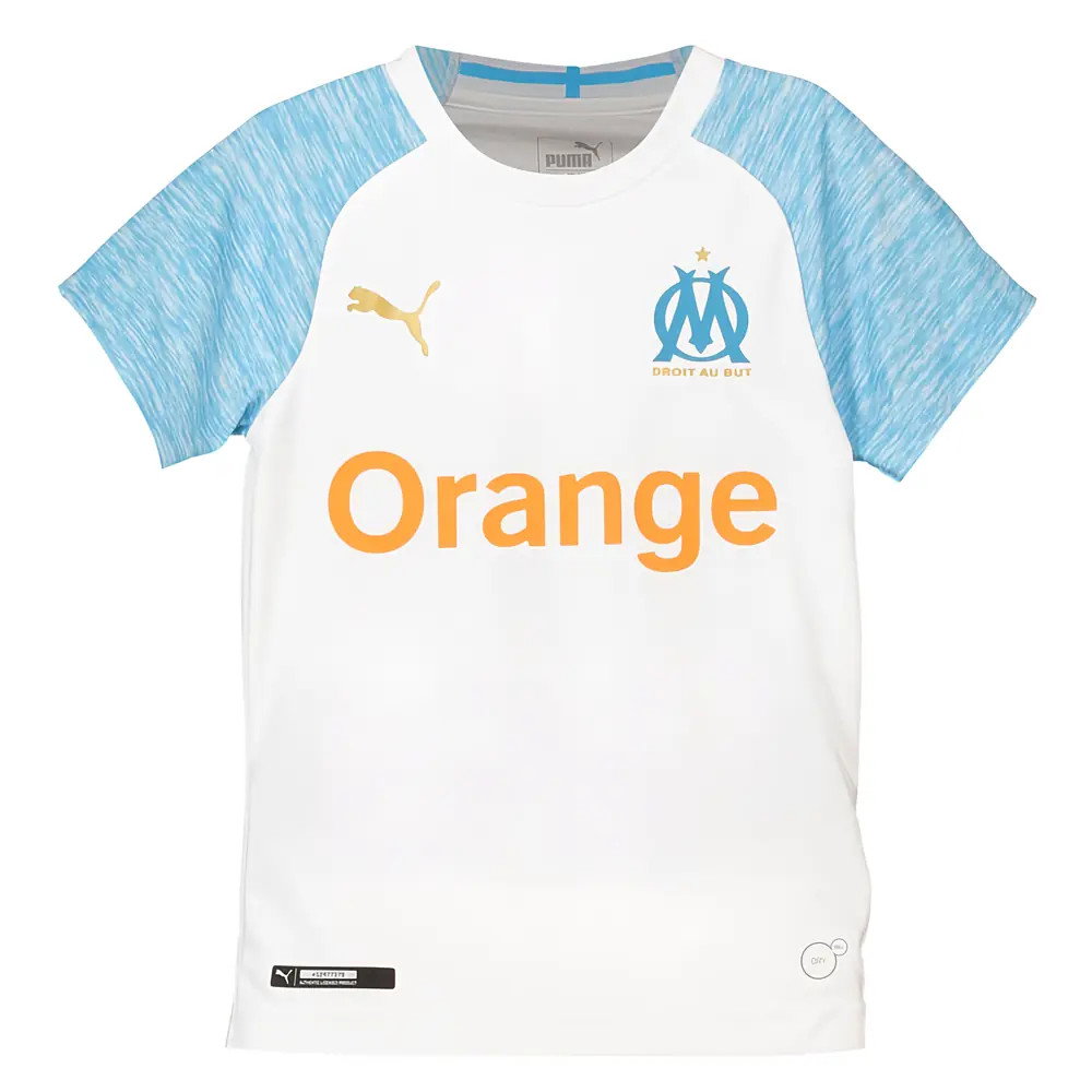 2018-2019 Olympique Marseille Home Little Boys Mini Kit 2018-2019 Olympique Marseille Home Little Boys Mini Kit