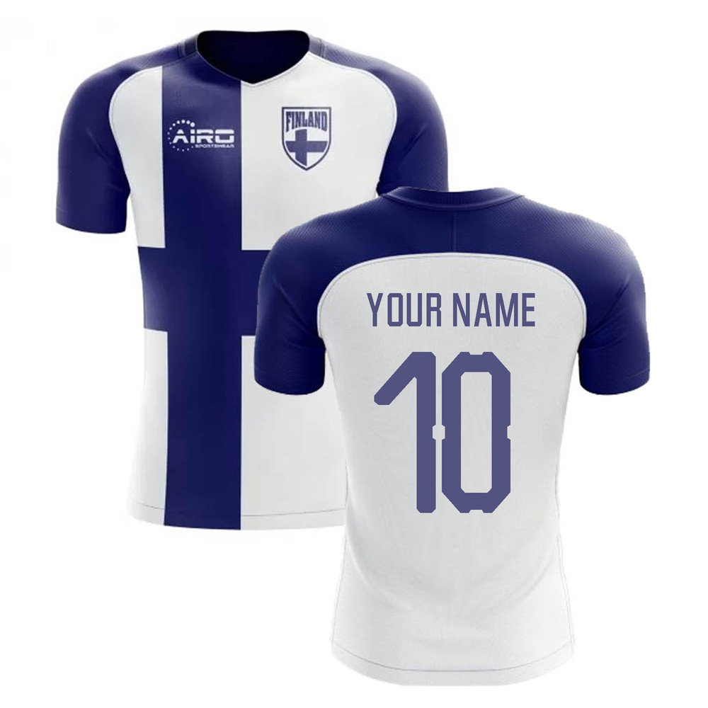 2025-2026 Finland Flag Concept Football Shirt