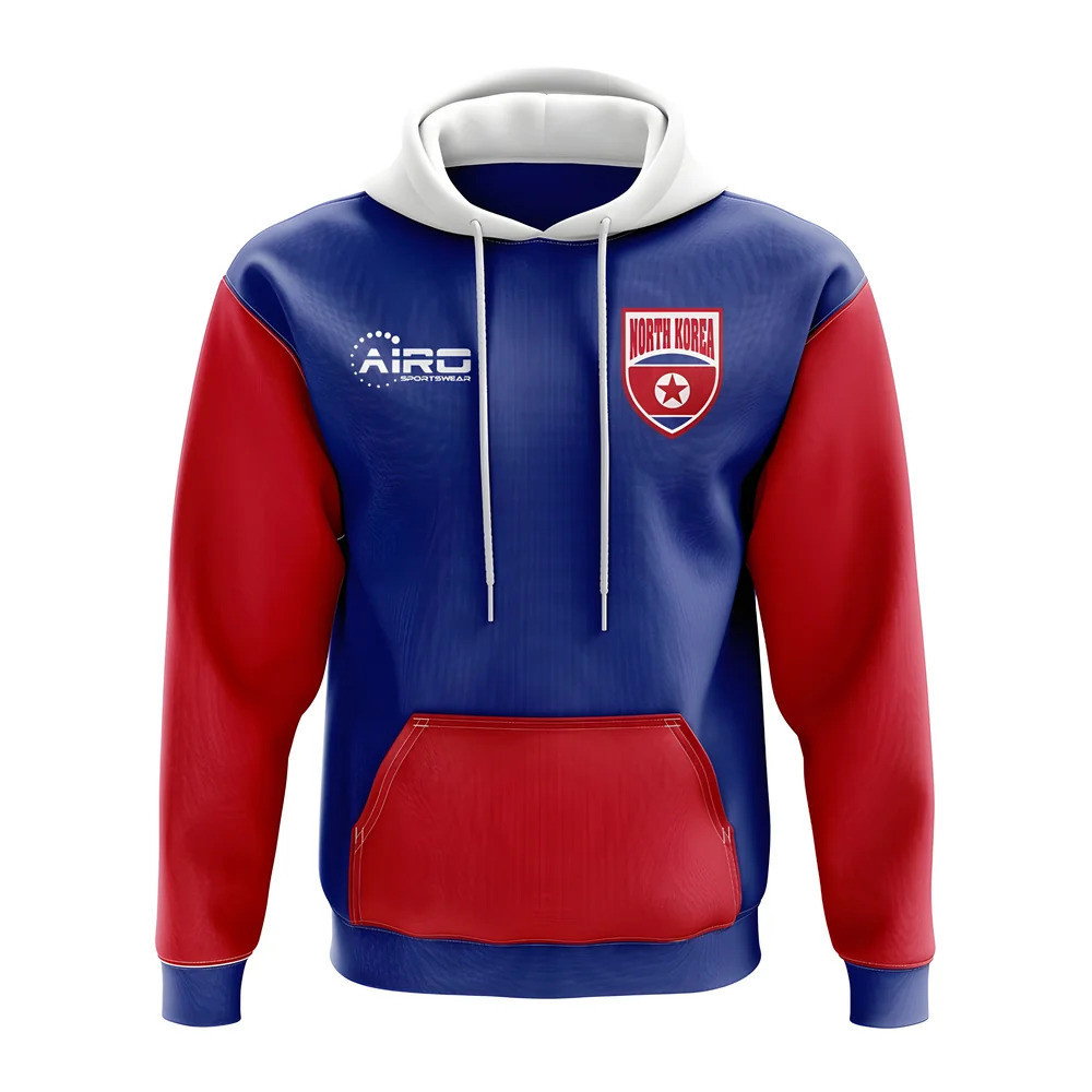 North Korea Concept Country Football Hoody (Blue) North Korea Concept Country Football Hoody (Blue)