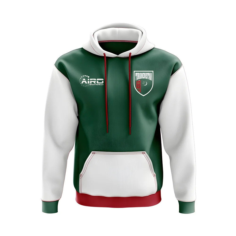 Turkmenistan Concept Country Football Hoody (Green) Turkmenistan Concept Country Football Hoody (Green)