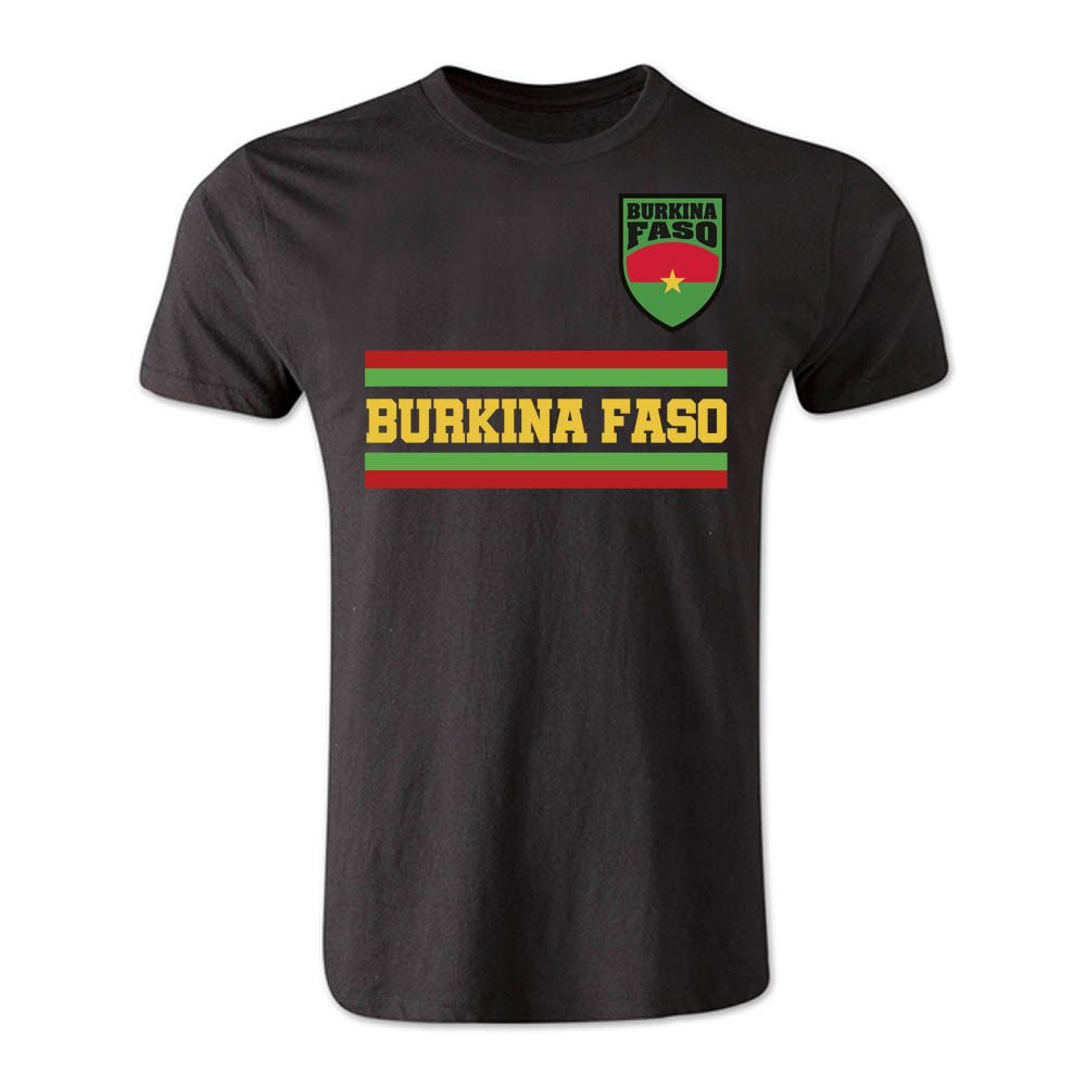 Burkina Faso Core Football Country T-Shirt (Black) Burkina Faso Core Football Country T-Shirt (Black)
