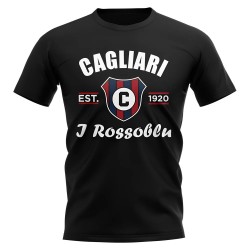 Cagliari Established Football T-Shirt (Black) Cagliari Established Football T-Shirt (Black)