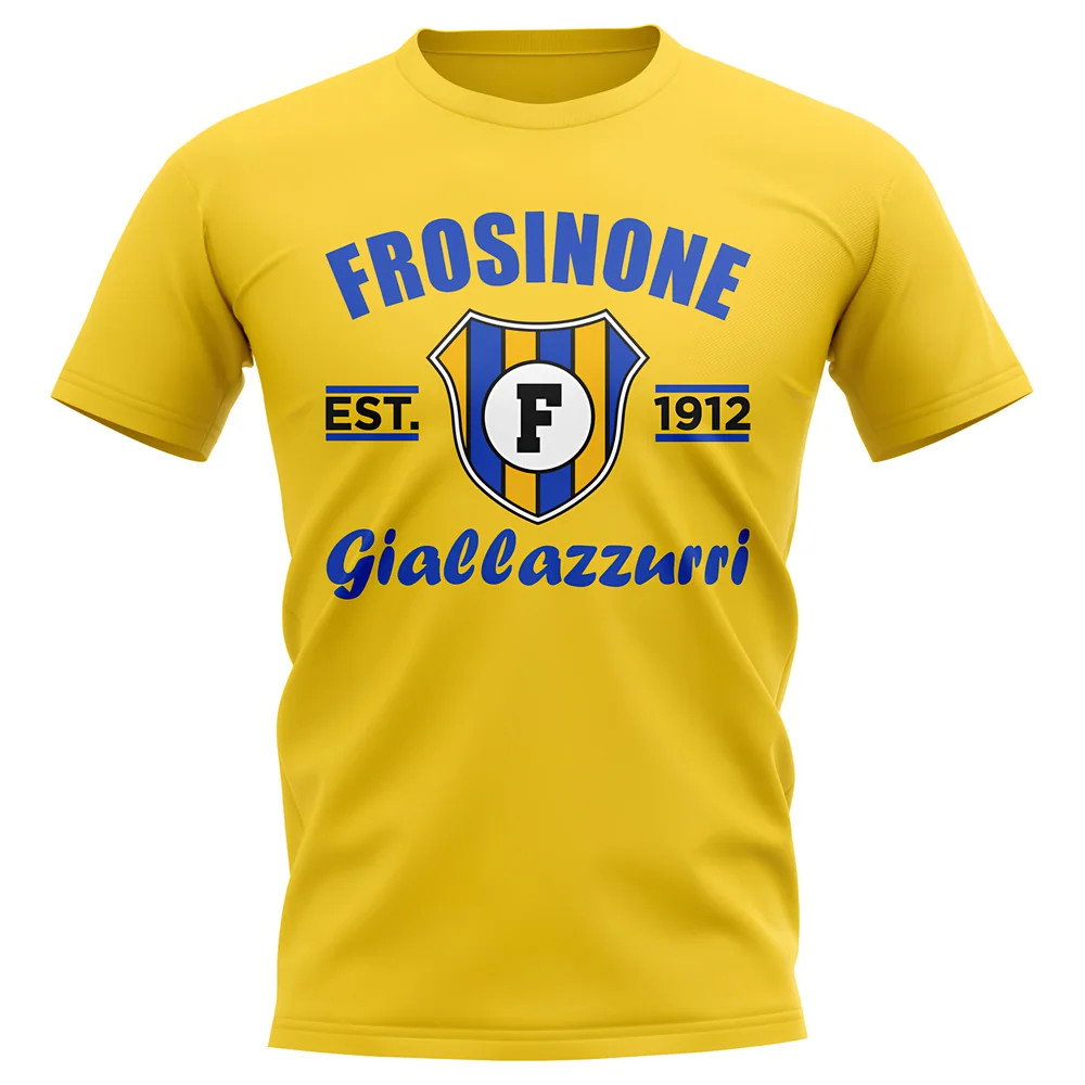 Frosinone Established Football T-Shirt (Yellow) Frosinone Established Football T-Shirt (Yellow)