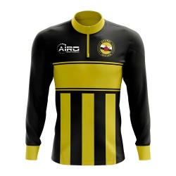 Brunei Concept Football Half Zip Midlayer Top (Black-Yellow) Brunei Concept Football Half Zip Midlayer Top (Black-Yellow)