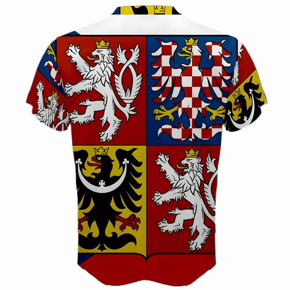 Czech Republic Coat of Arms Sublimated Sports Jersey Czech Republic Coat of Arms Sublimated Sports Jersey