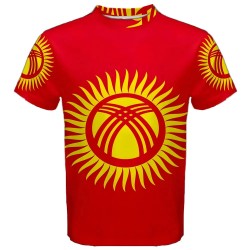 Kyrgyzstan Flag Sublimated Sports Jersey
