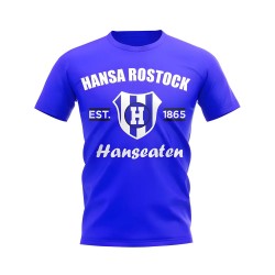 Hansa Rostock Established Football T-Shirt (Blue) Hansa Rostock Established Football T-Shirt (Blue)