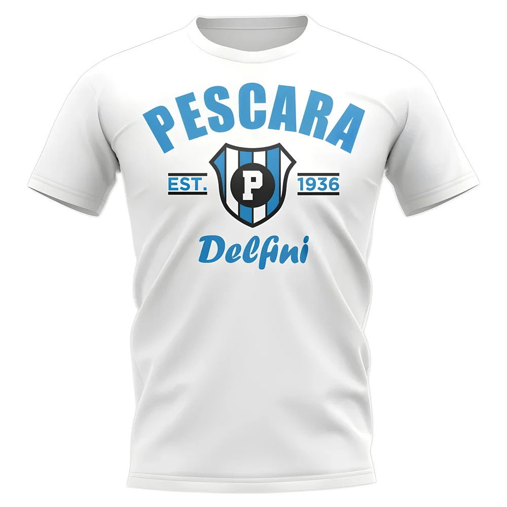 Pescara Established Football T-Shirt (White) Pescara Established Football T-Shirt (White)