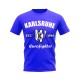 Karlsruhe Established Football T-Shirt (Royal) Karlsruhe Established Football T-Shirt (Royal)