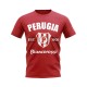 Perugia Established Football T-Shirt (Red) Perugia Established Football T-Shirt (Red)