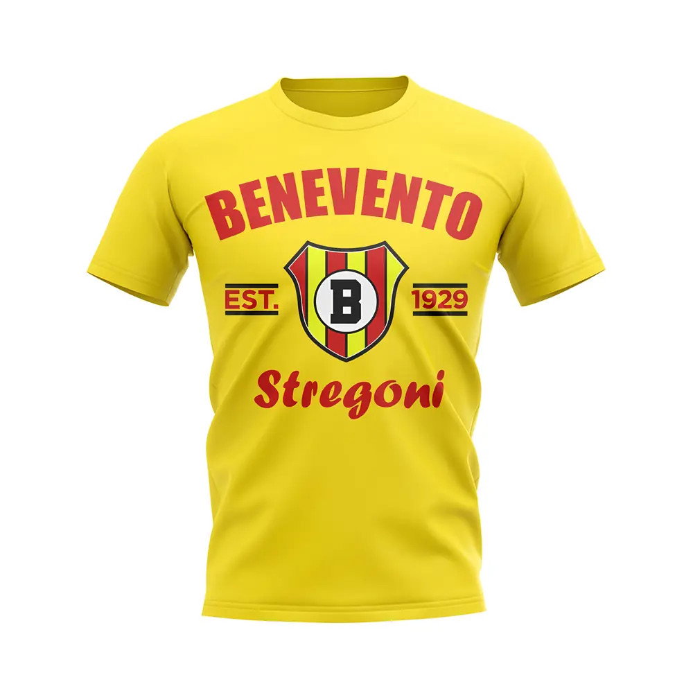 Benevento Calcio Established Football T-Shirt (Yellow) Benevento Calcio Established Football T-Shirt (Yellow)