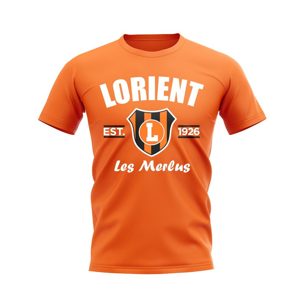 Lorient Established Football T-Shirt (Orange) Lorient Established Football T-Shirt (Orange)