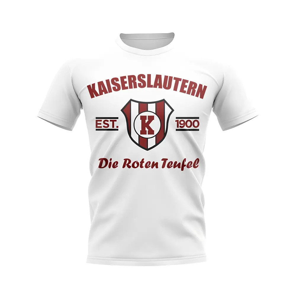 Kaiserslautern Established Football T-Shirt (White)