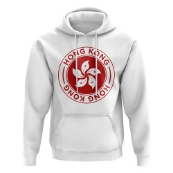 Hong Kong Football Badge Hoodie (White) Hong Kong Football Badge Hoodie (White)