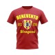 Benevento Calcio Established Football T-Shirt (Red) Benevento Calcio Established Football T-Shirt (Red)