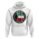 Kuwait Football Badge Hoodie (White) Kuwait Football Badge Hoodie (White)