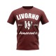 Livorno Established Football T-Shirt (Maroon) Livorno Established Football T-Shirt (Maroon)