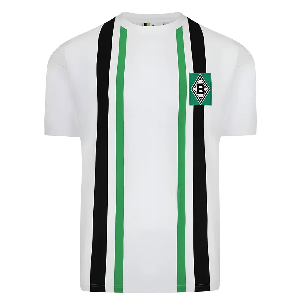 Score Draw Borussia Moenchengladbach 1974 Retro Football Shirt Score Draw Borussia Moenchengladbach 1974 Retro Football Shirt