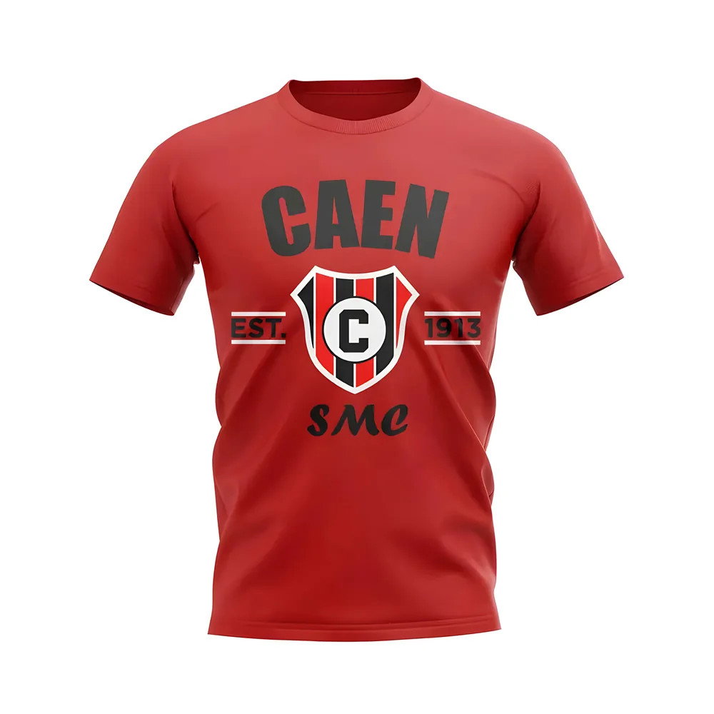 Caen Established Football T-Shirt (Red) Caen Established Football T-Shirt (Red)