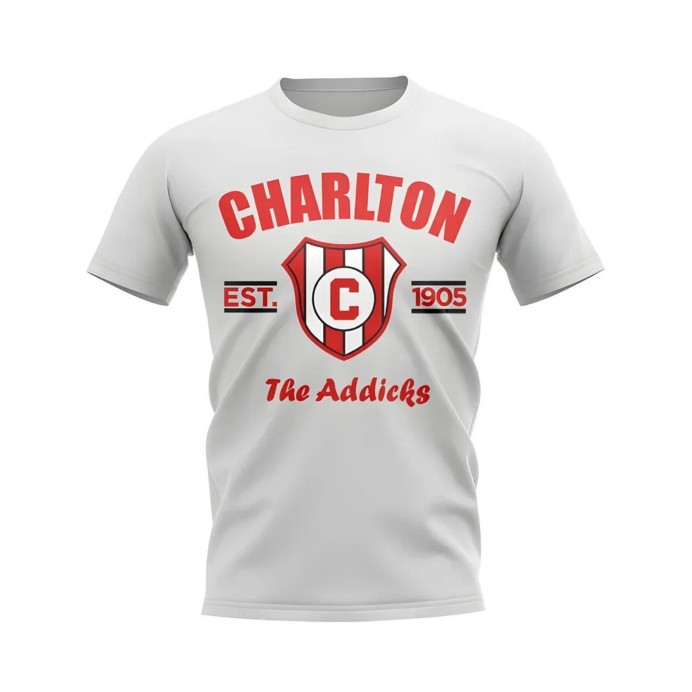 Charlton Established Football T-Shirt (White) Charlton Established Football T-Shirt (White)