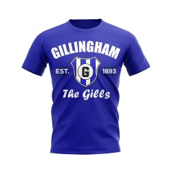 Gillingham Established Football T-Shirt (Blue) Gillingham Established Football T-Shirt (Blue)