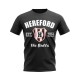 Hereford Established Football T-Shirt (Black) Hereford Established Football T-Shirt (Black)