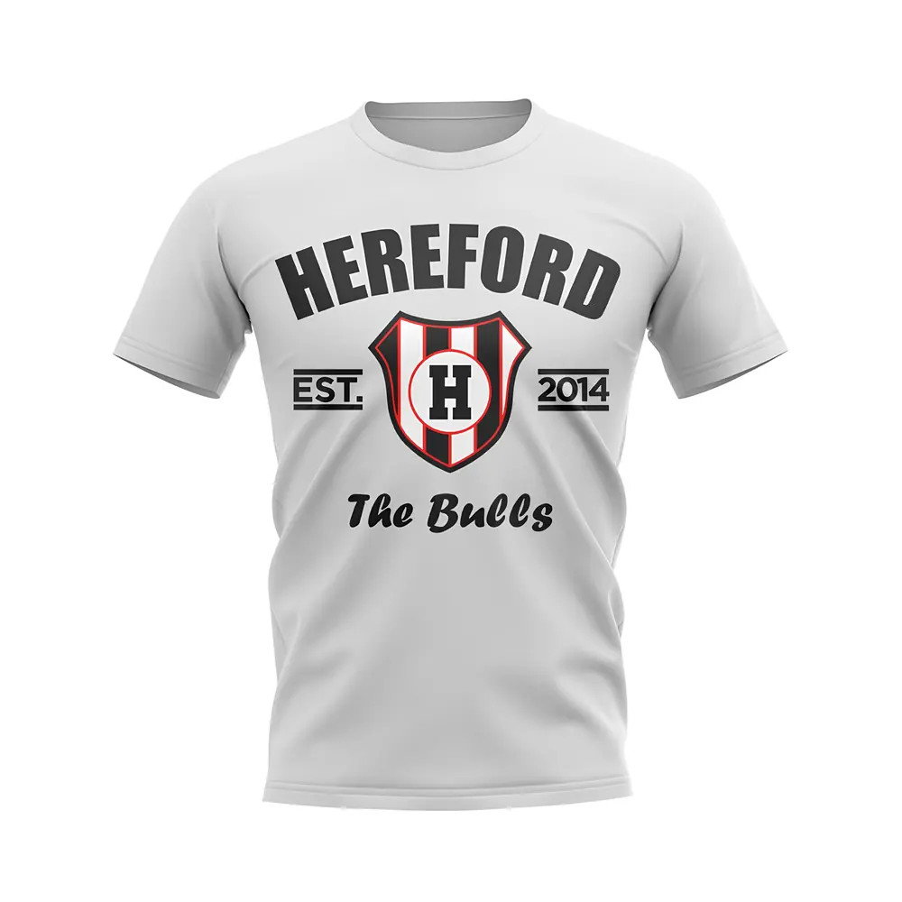 Hereford Established Football T-Shirt (White) Hereford Established Football T-Shirt (White)