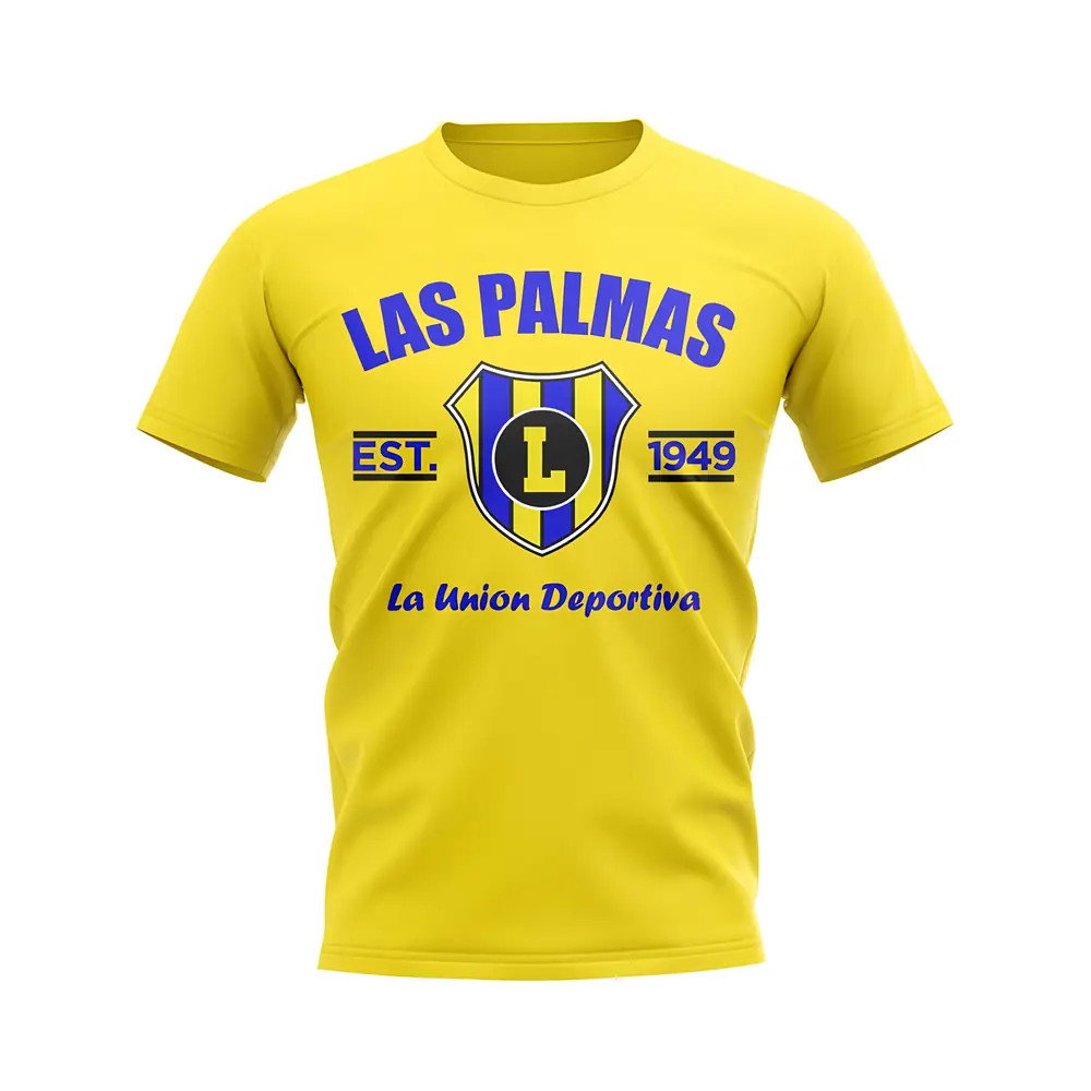 Las Palmas Established Football T-Shirt (Yellow) Las Palmas Established Football T-Shirt (Yellow)