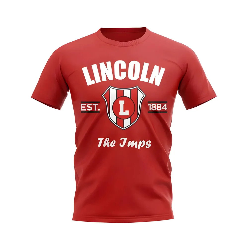 Lincoln Established Football T-Shirt (Red) Lincoln Established Football T-Shirt (Red)