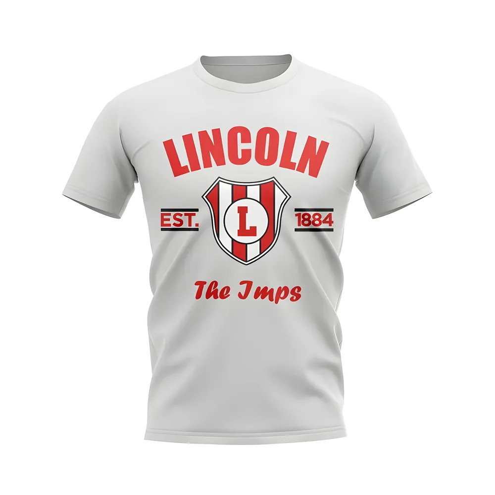 Lincoln Established Football T-Shirt (White) Lincoln Established Football T-Shirt (White)