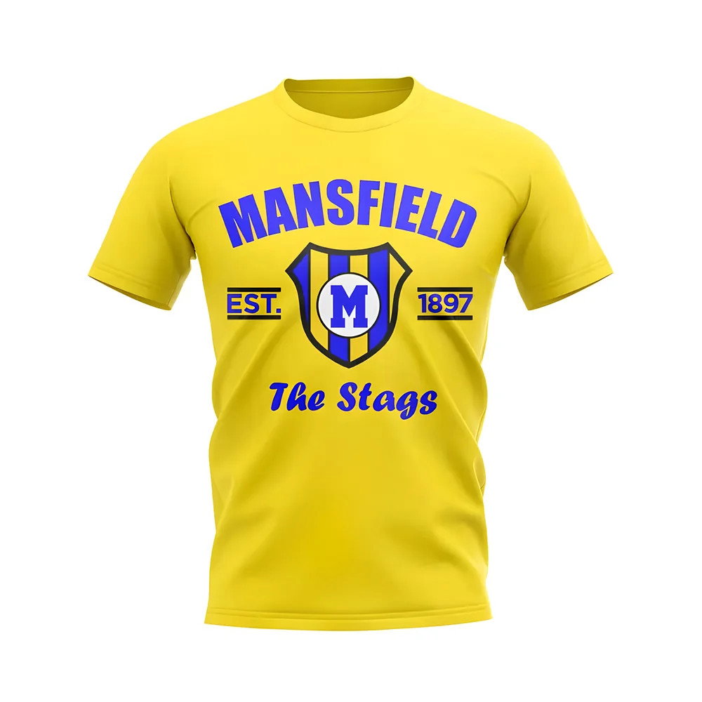 Mansfield Established Football T-Shirt (Yellow) Mansfield Established Football T-Shirt (Yellow)