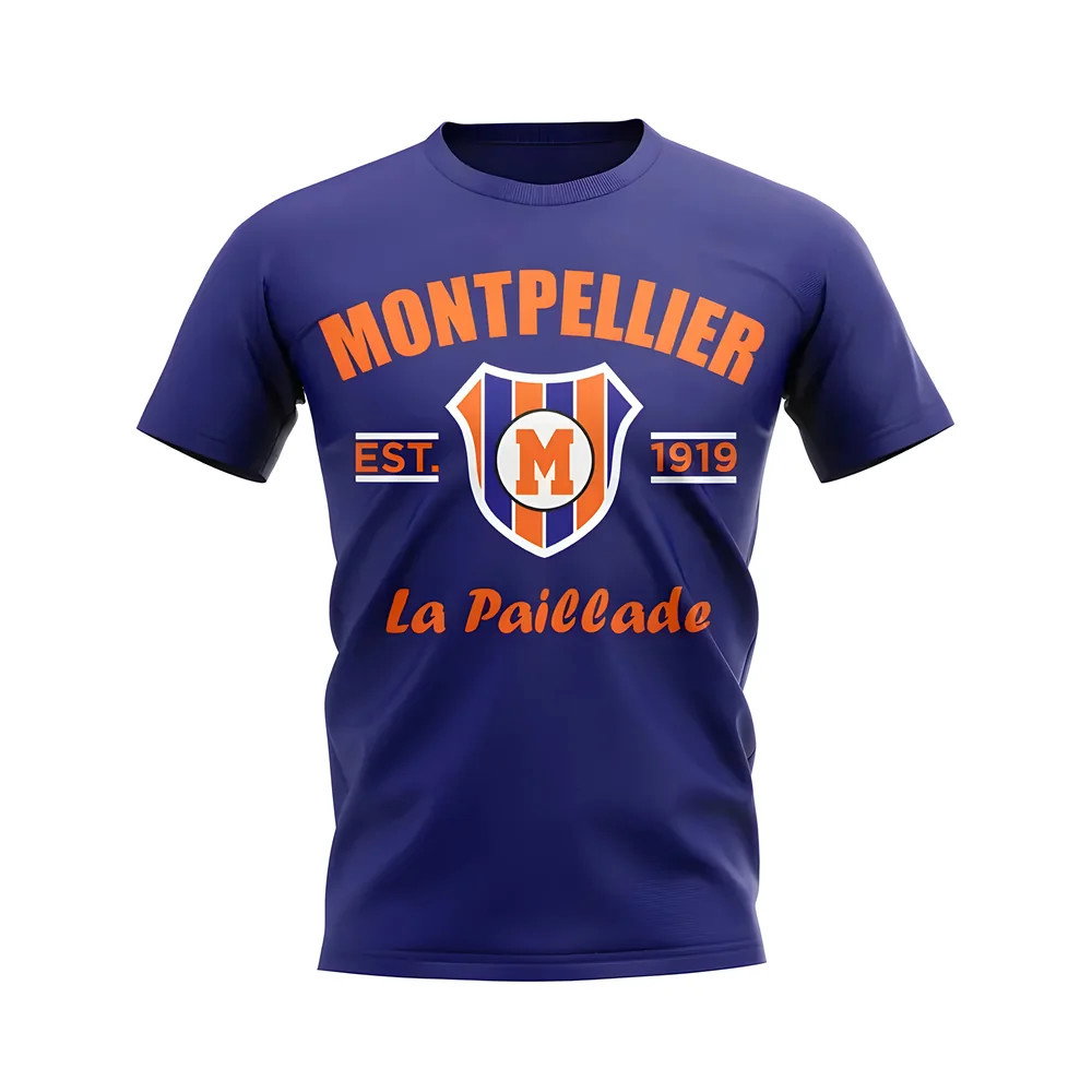 Montpellier Established Football T-Shirt (Navy) Montpellier Established Football T-Shirt (Navy)