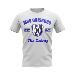 Msv Duisburg Established Football T-Shirt (White) Msv Duisburg Established Football T-Shirt (White)