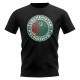 Turkmenistan Football Badge T-Shirt (Black)