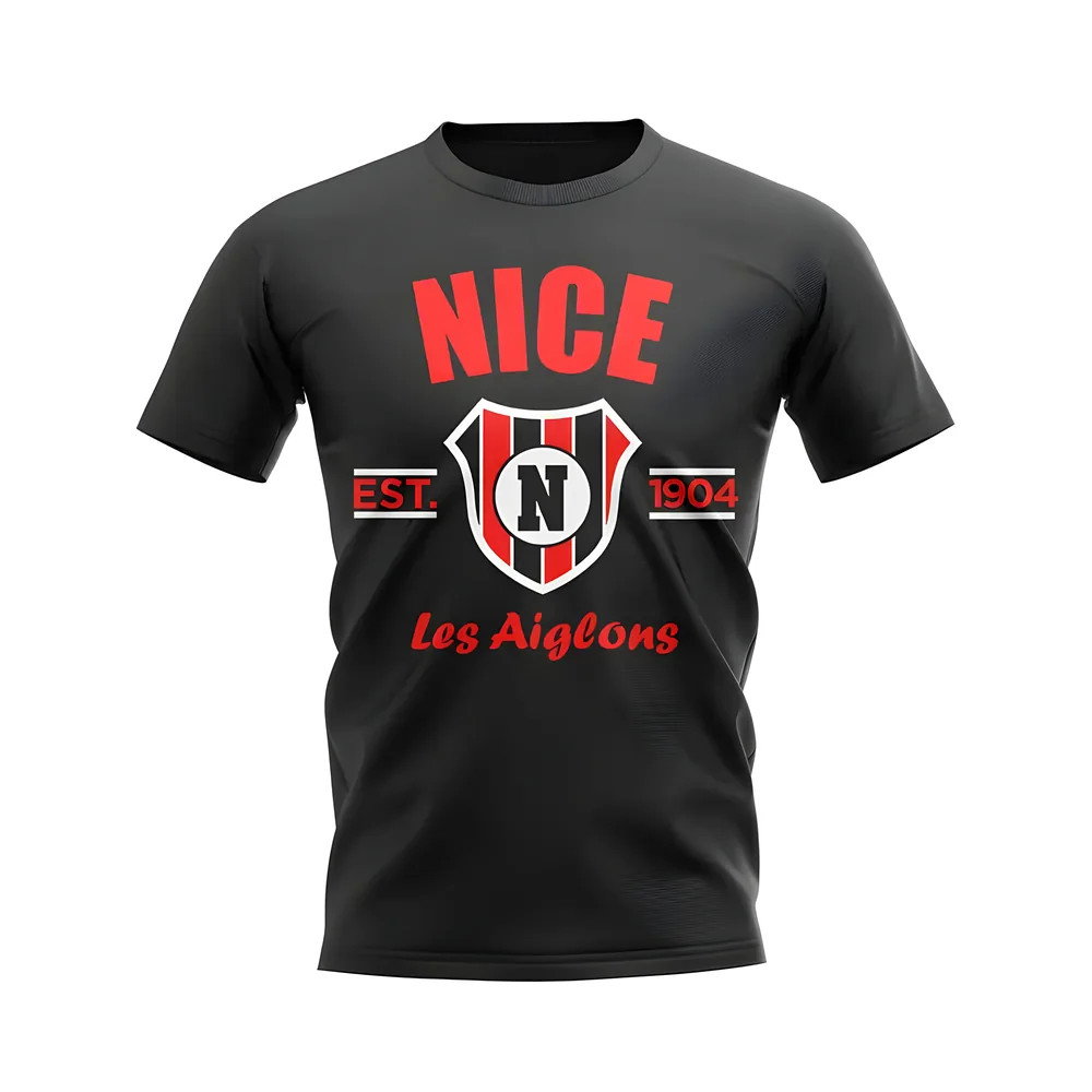 Nice Established Football T-Shirt (Black) Nice Established Football T-Shirt (Black)