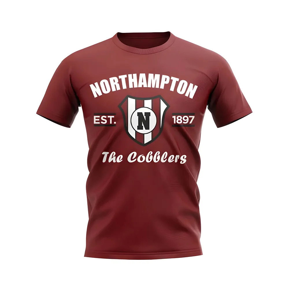 Northampton Established Football T-Shirt (Maroon)